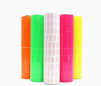 Custom Waterproof Price Tag Stickers Printing Color Retail Shop Adhesive Price Tag Stickers Label for Price Guns
